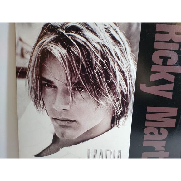 Ricky Martin Maria (Remixes) 12" Vinyl Record Spanish Spanglish 1996 Latin Pop - Picture 3 of 4